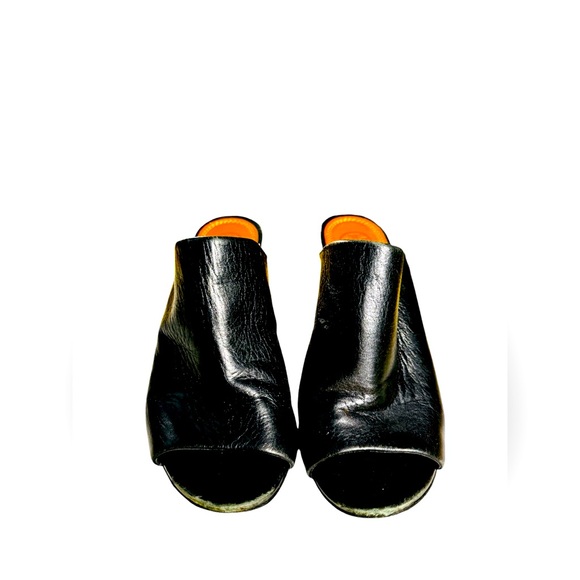TORY BURCH LEATHER CLOGS - Picture 3 of 4
